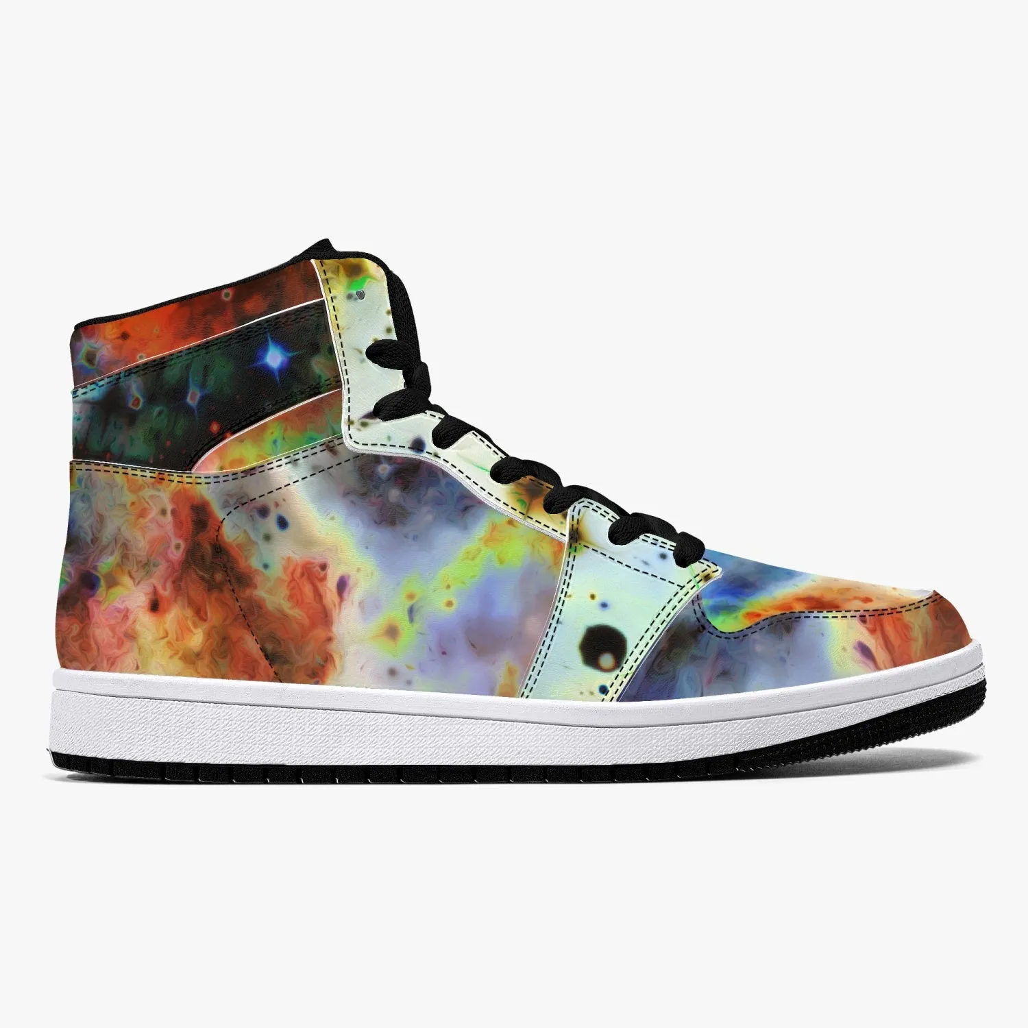 Acolyte Ethos Psychedelic Split-Style High-Top Sneakers