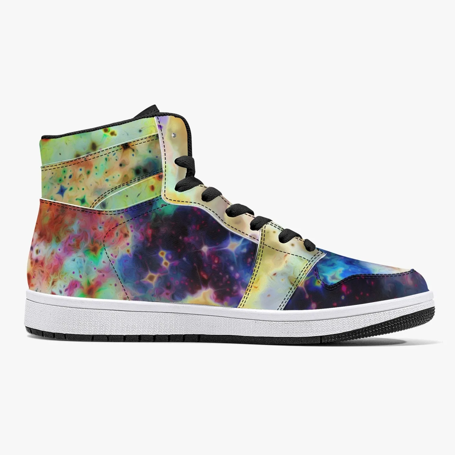 Acolyte Ethos Psychedelic Split-Style High-Top Sneakers