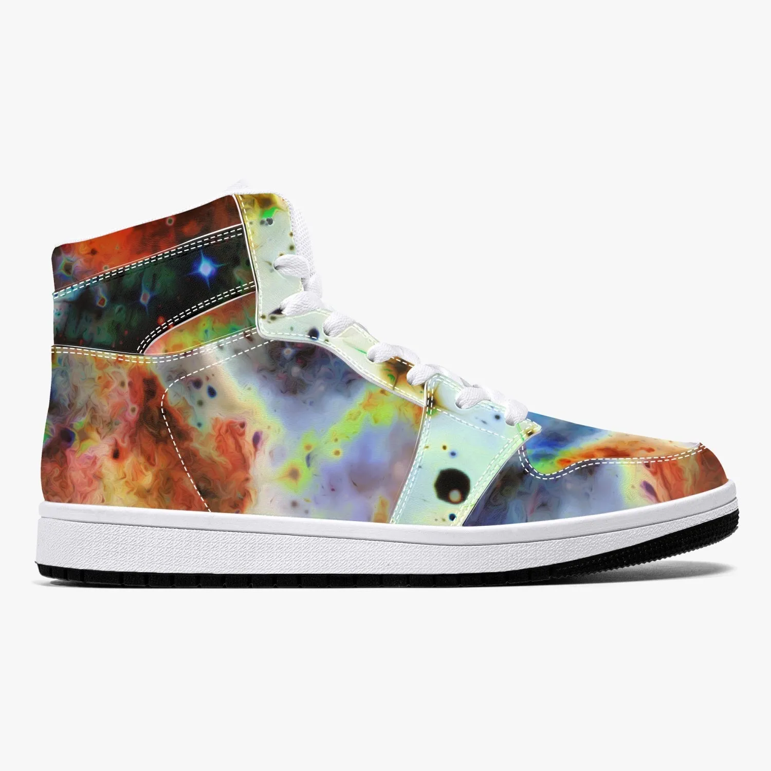 Acolyte Ethos Psychedelic Split-Style High-Top Sneakers