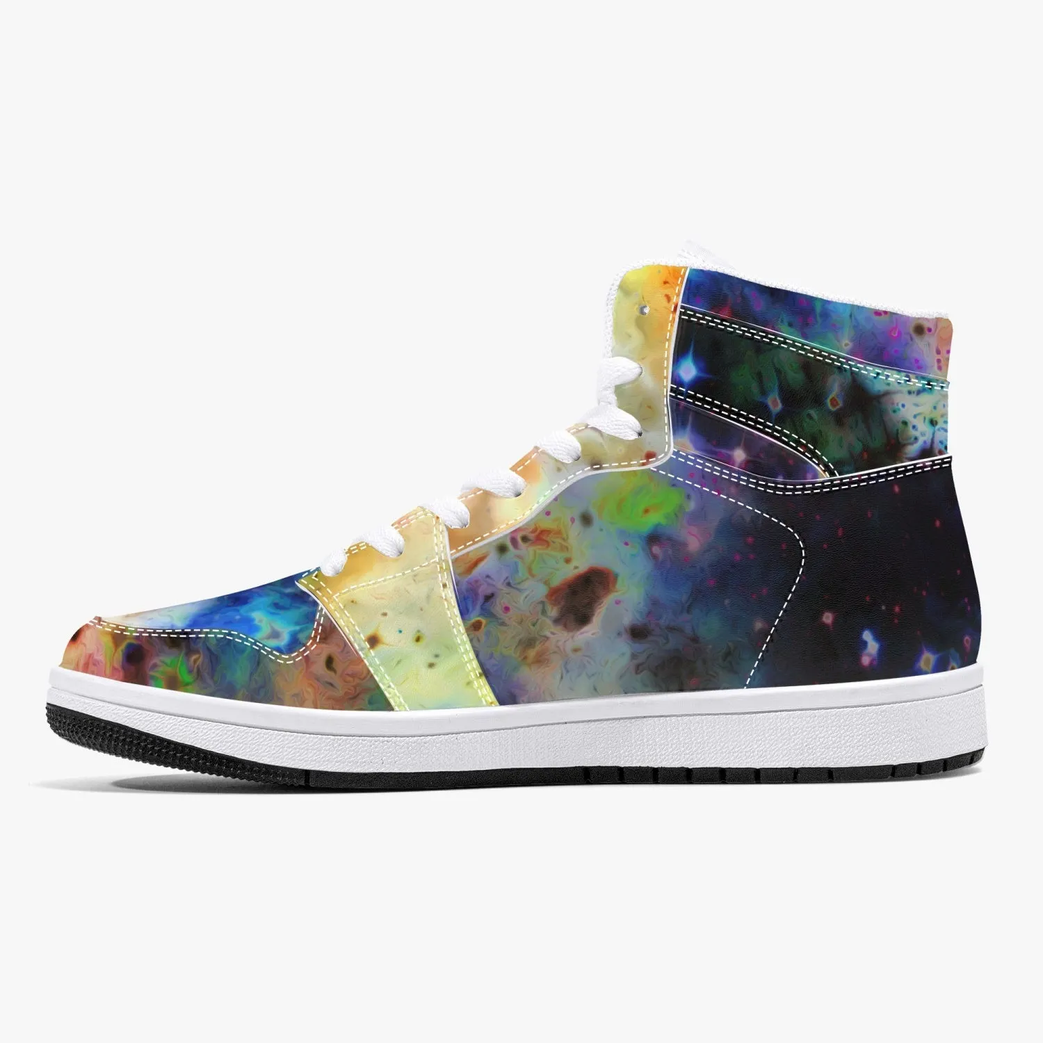 Acolyte Ethos Psychedelic Split-Style High-Top Sneakers