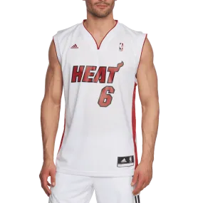 Adidas Men's Miami Heat Lebron James NBA Replica Jersey