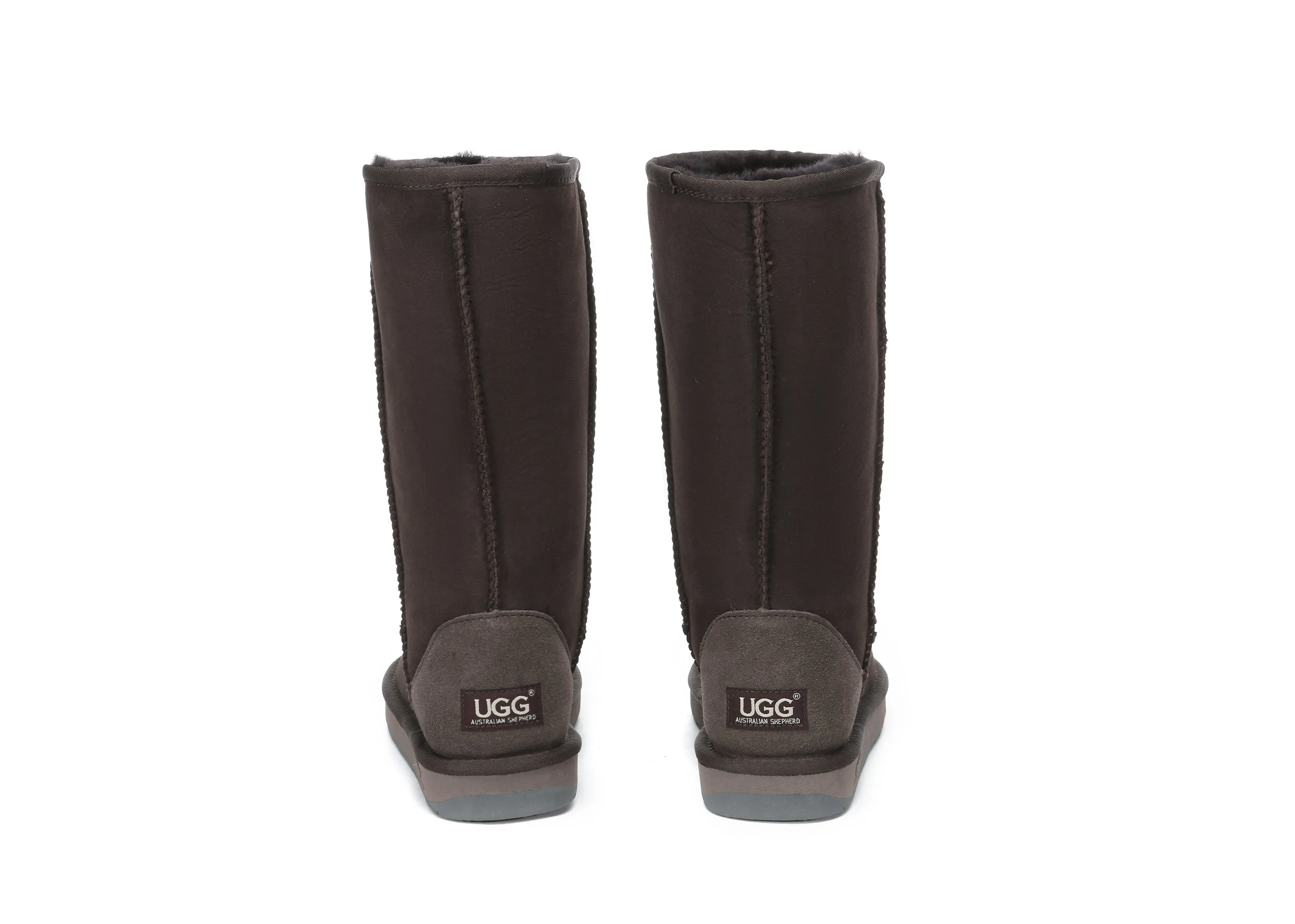 AUSTRALIAN SHEPHERD® UGG Boots Double Face Sheepskin Wool Tall Classic