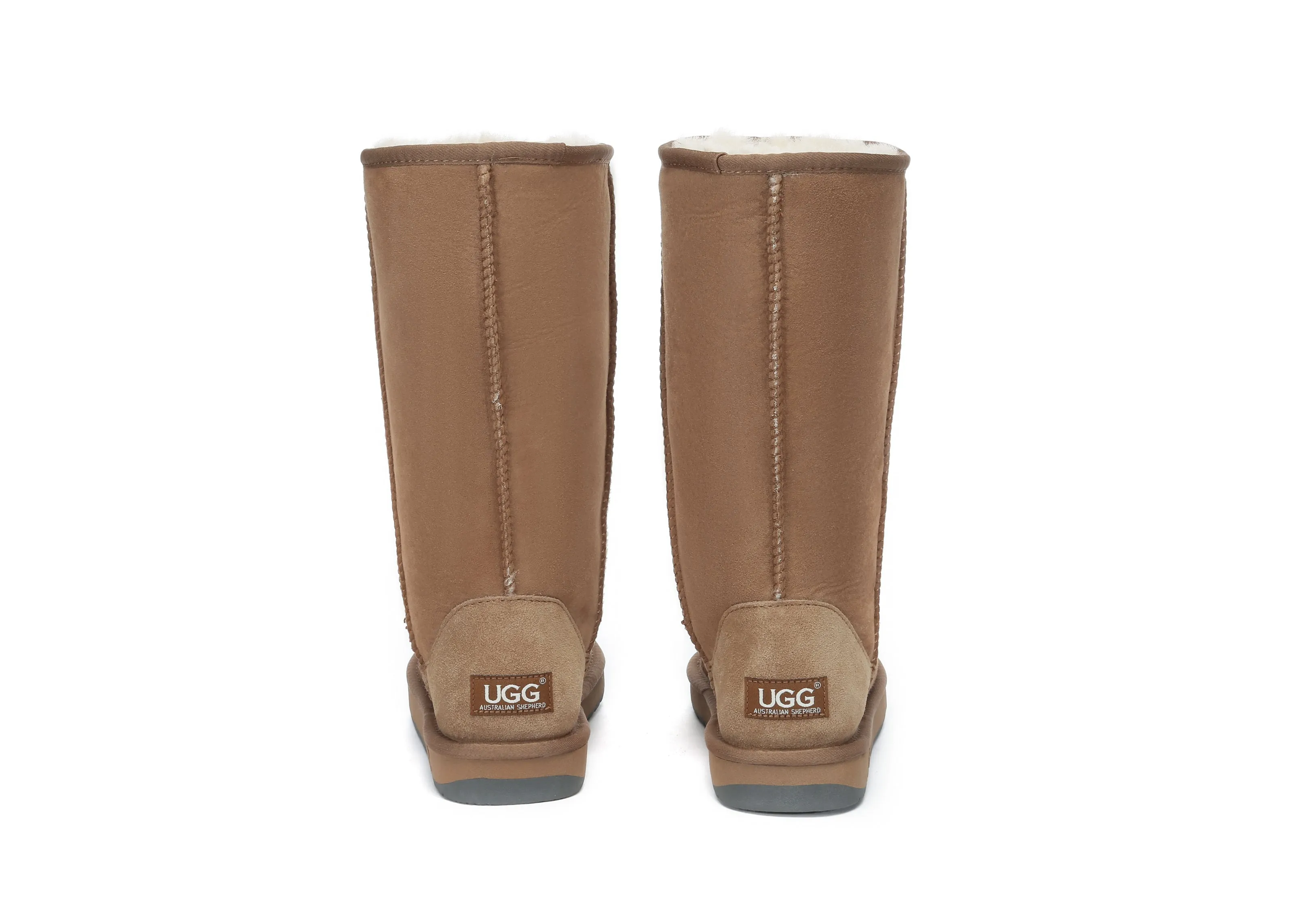 AUSTRALIAN SHEPHERD® UGG Boots Double Face Sheepskin Wool Tall Classic