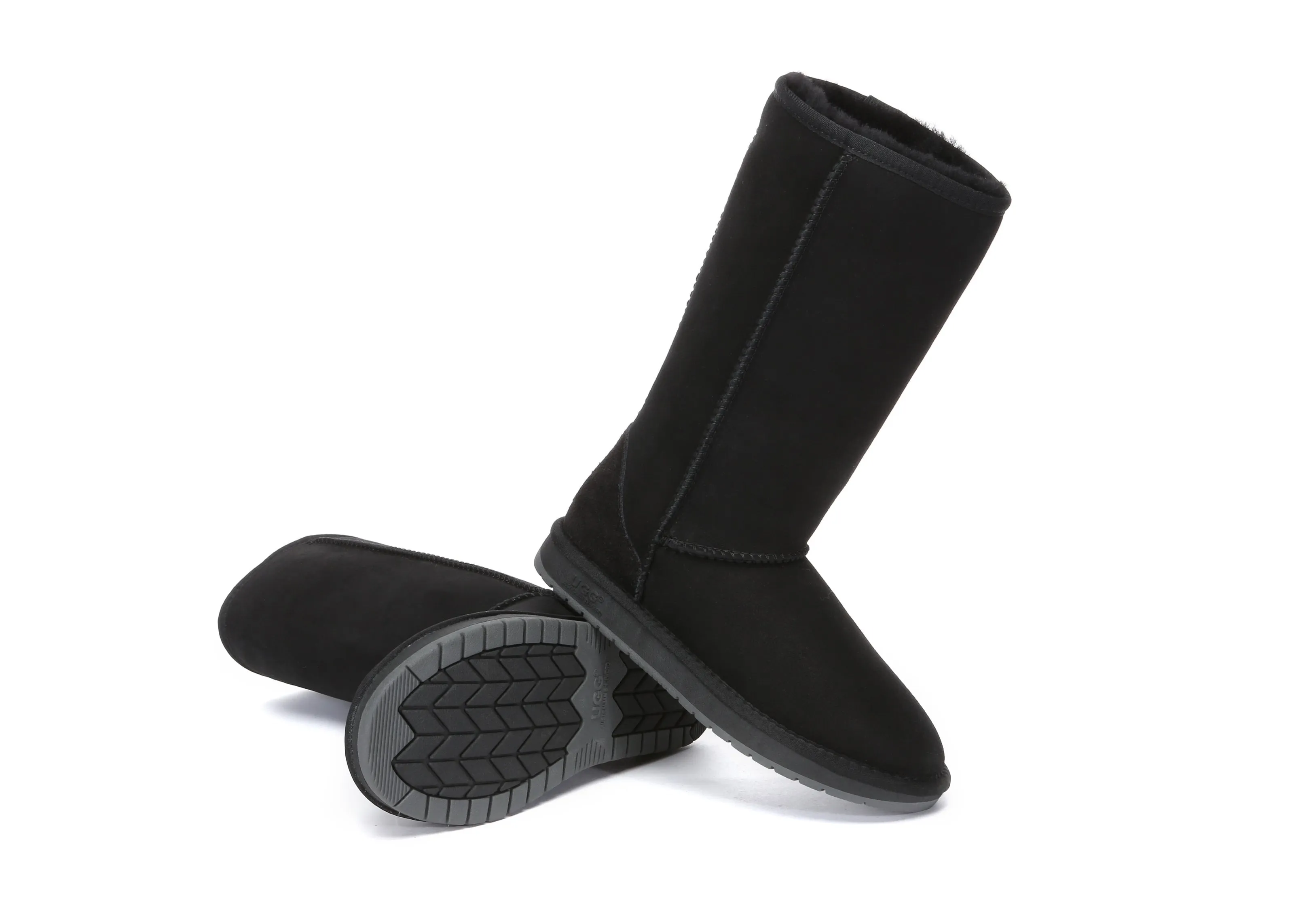AUSTRALIAN SHEPHERD® UGG Boots Double Face Sheepskin Wool Tall Classic