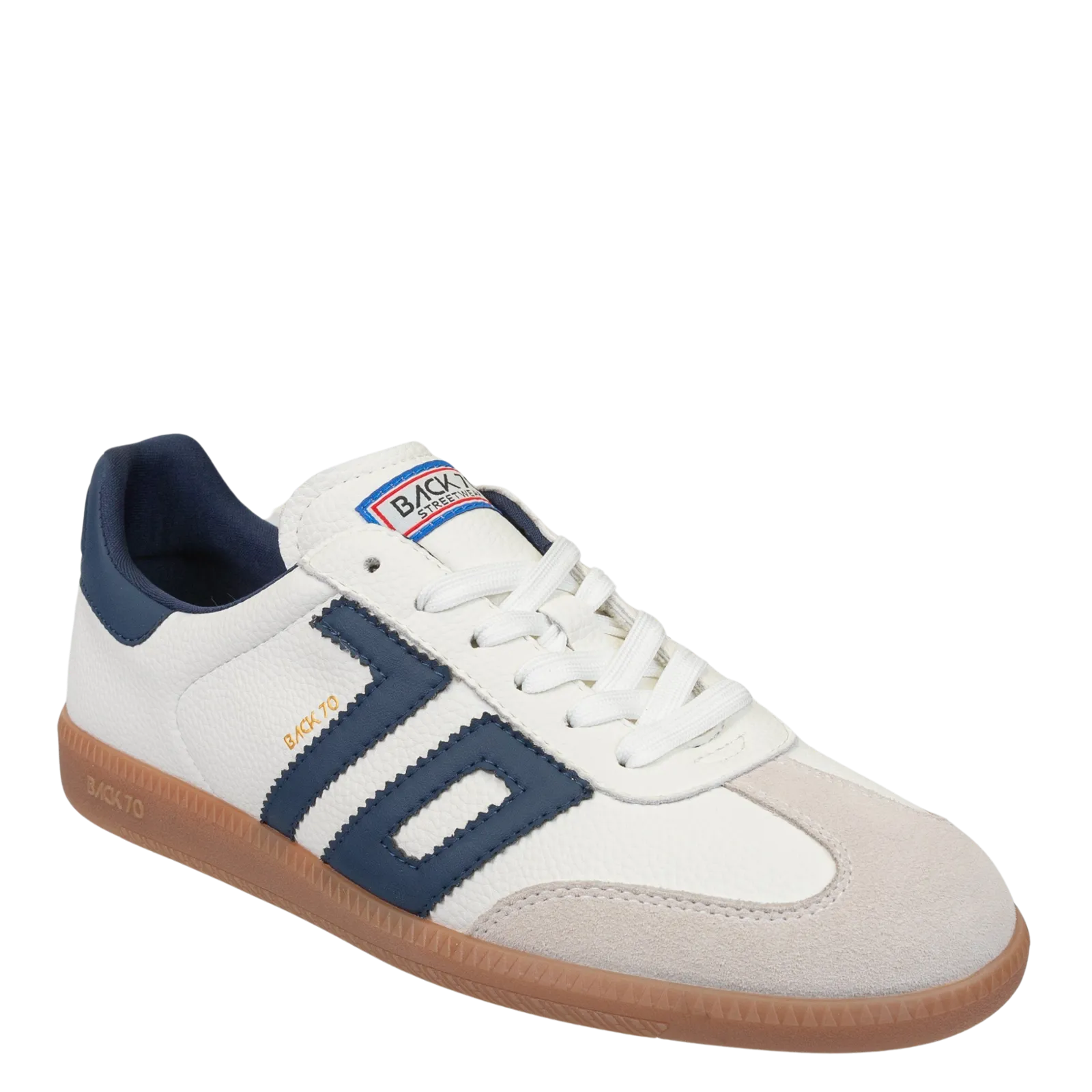 BACK 70 - CLOUD 600 in WHITE NAVY Sneakers