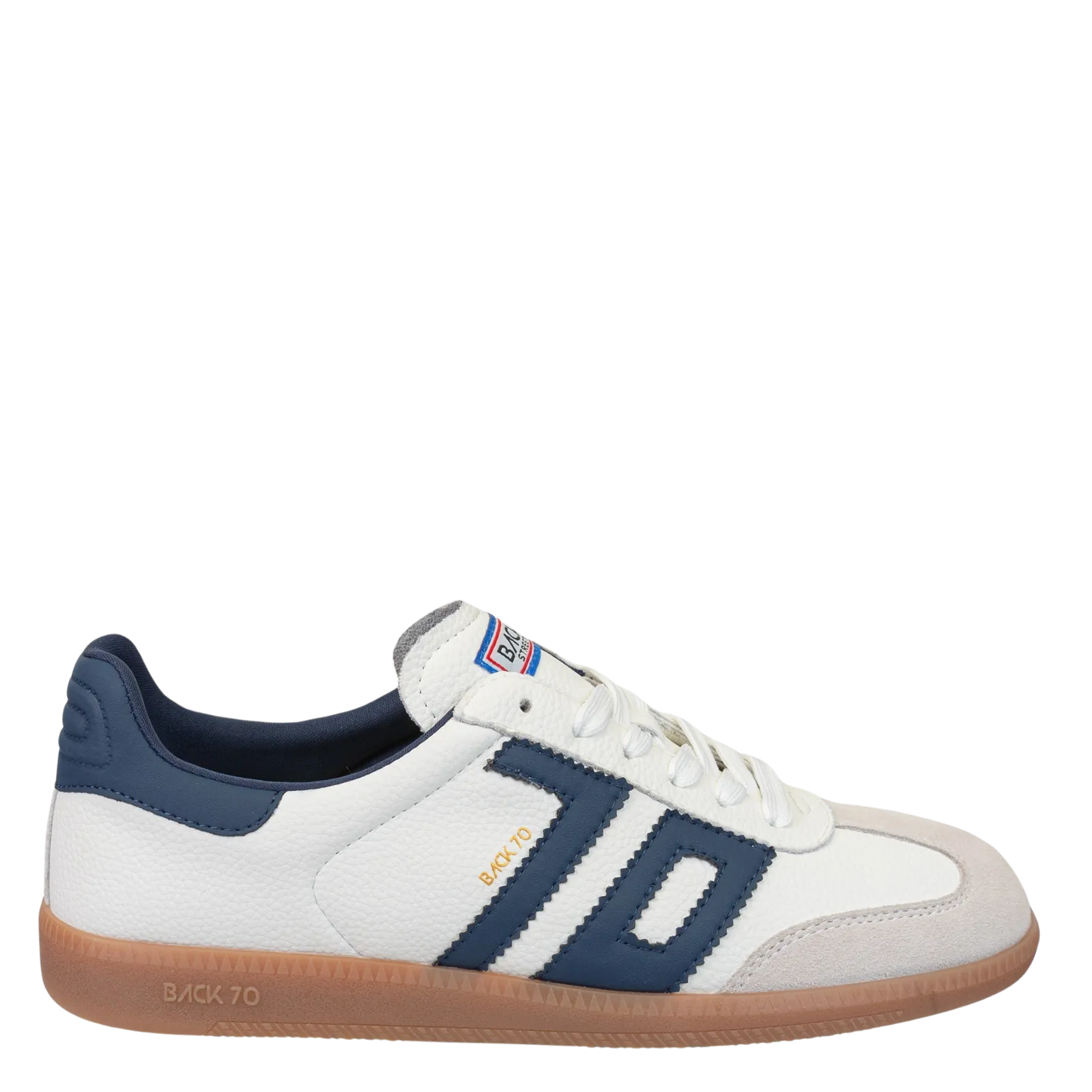BACK 70 - CLOUD 600 in WHITE NAVY Sneakers