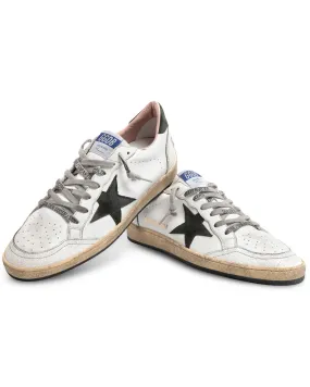 Ballstar Sneaker in White Military Green