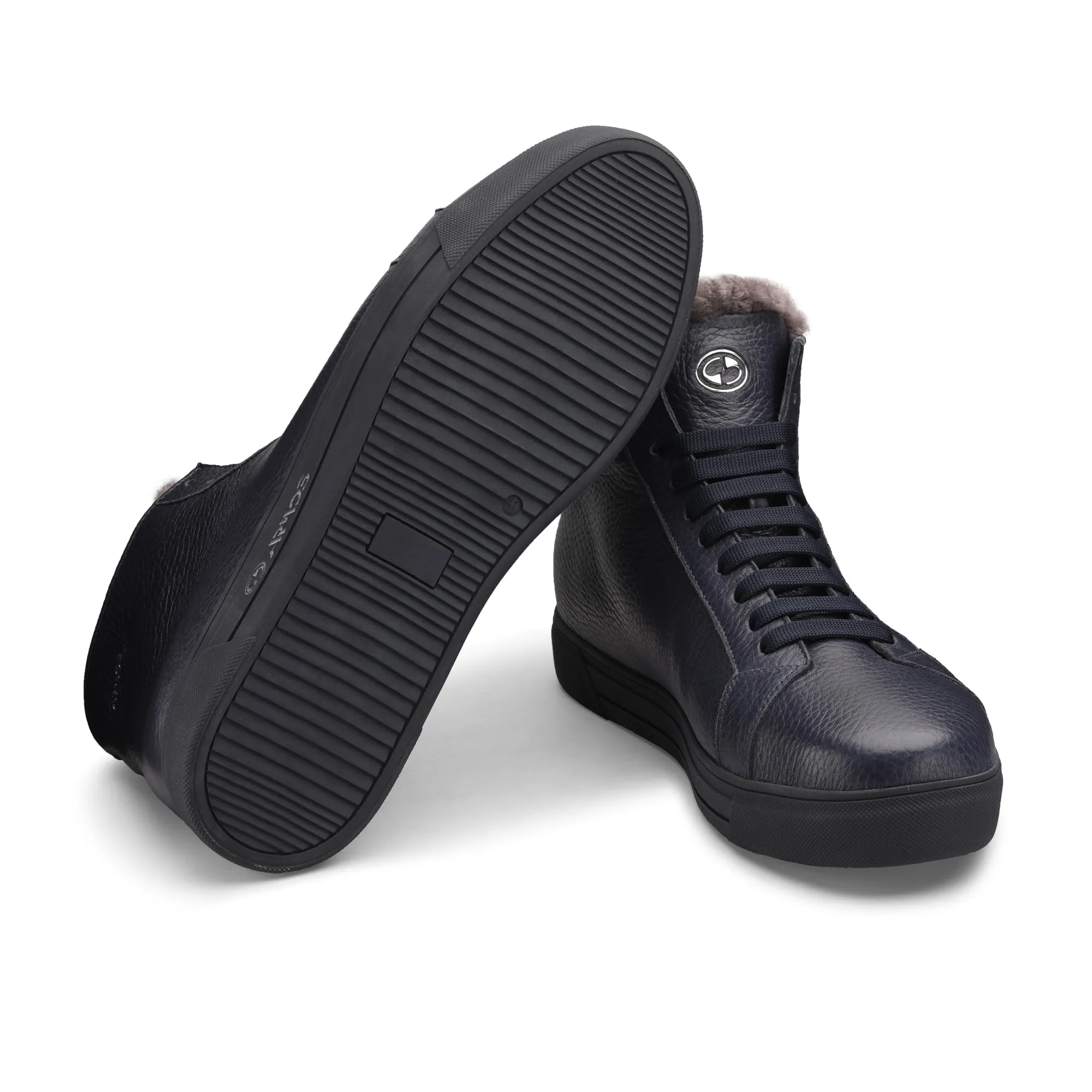 Blue insulated sneakers