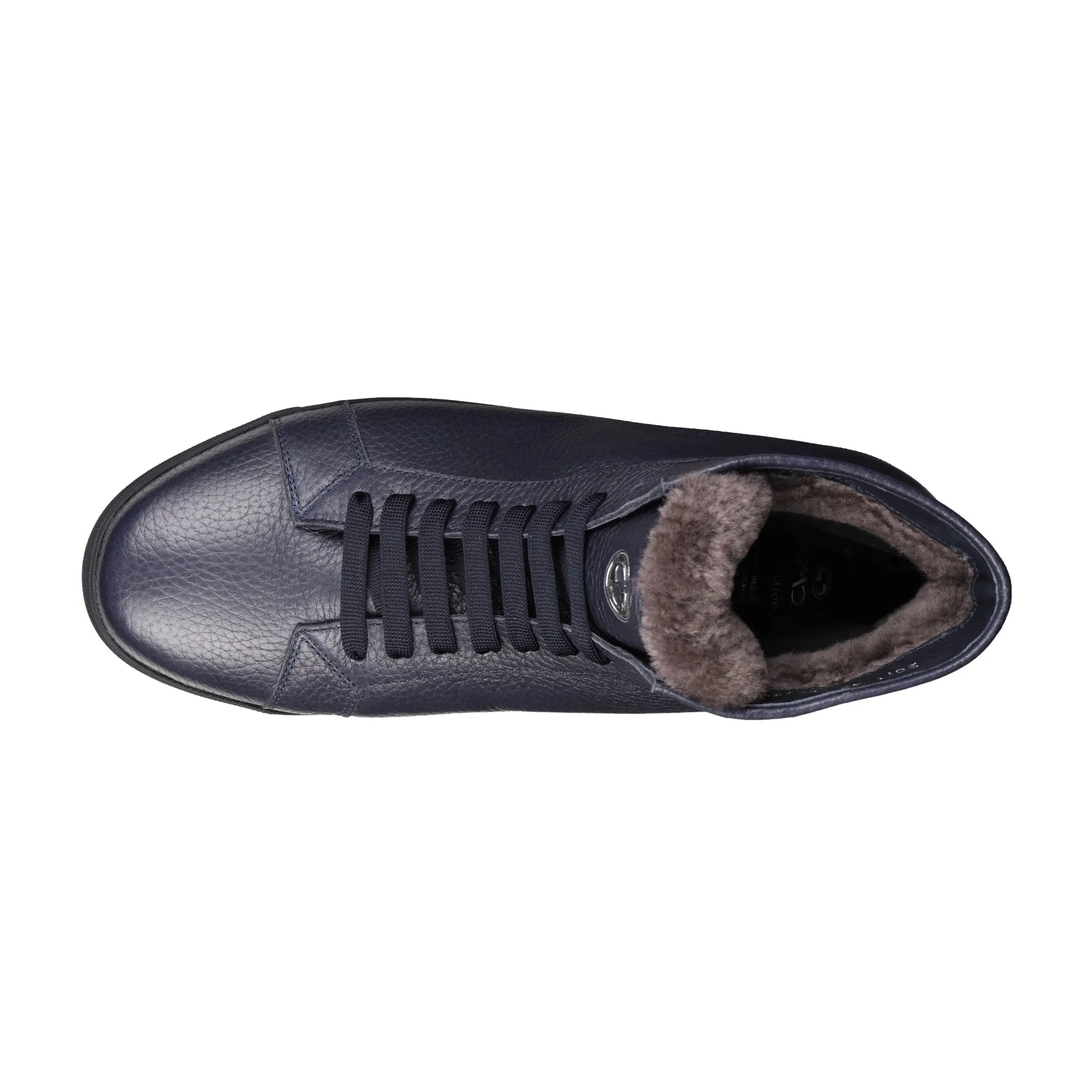 Blue insulated sneakers
