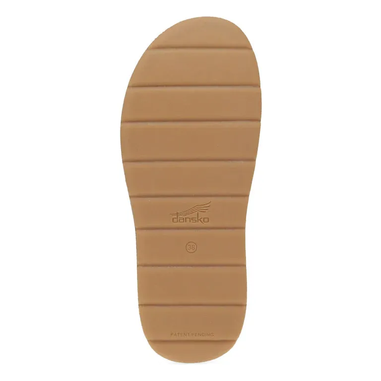 Bridget Platform Cork Sandal in Suede Black