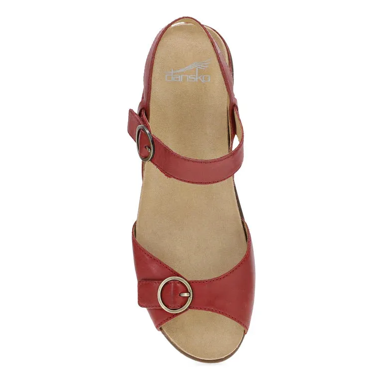 Candace Sunny Weather Sandal in Red