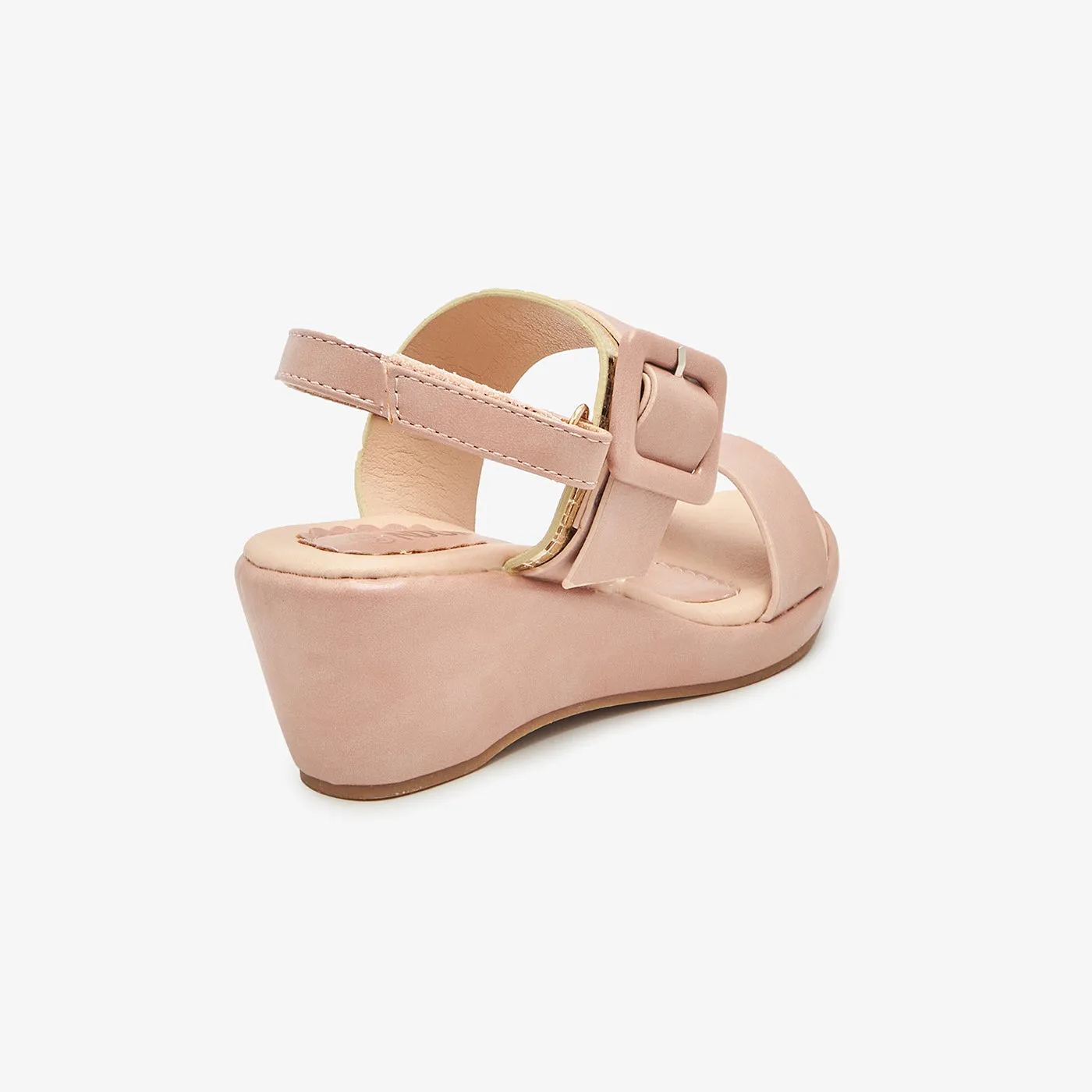 Double Strap Buckled Sandals