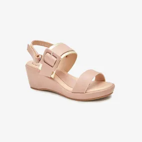 Double Strap Buckled Sandals