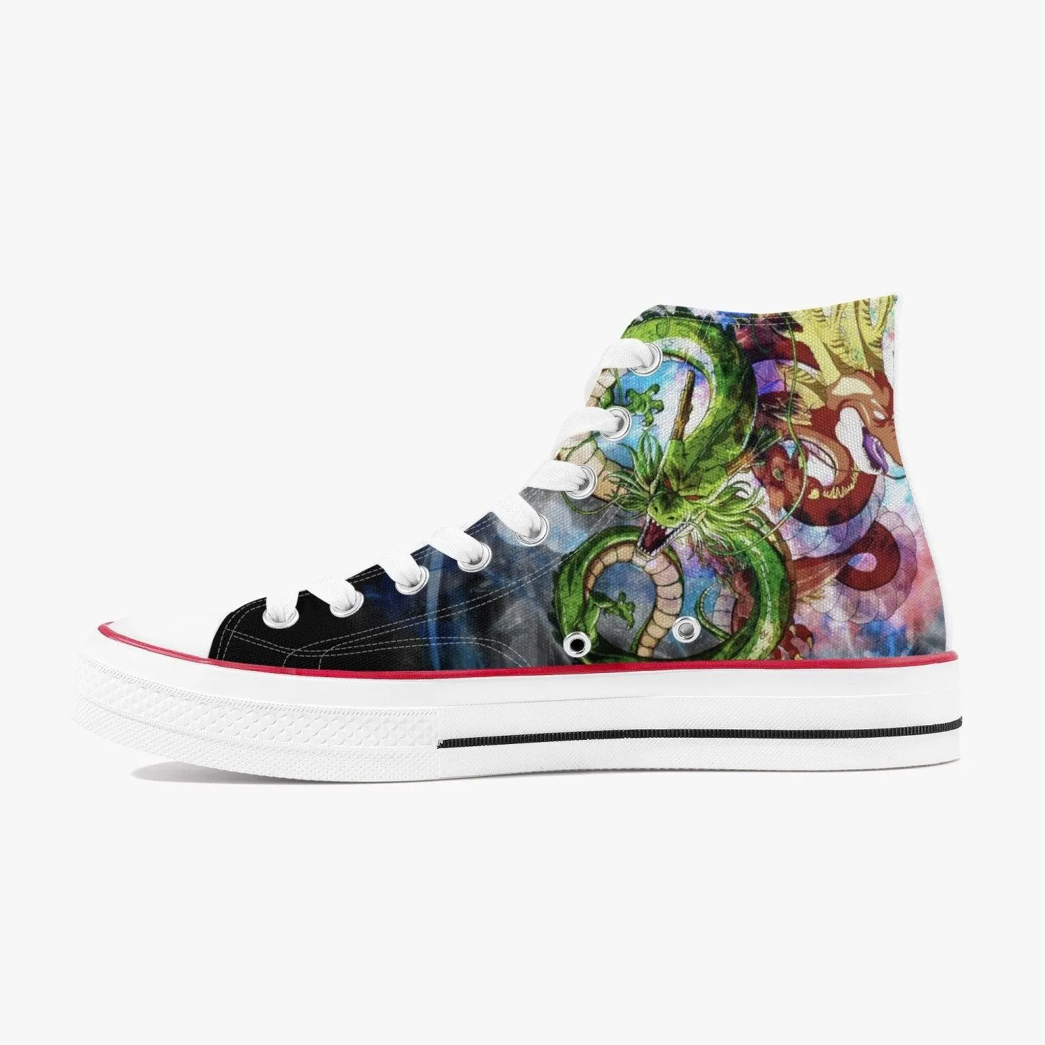 Dragonball Z Shenron A-Star High White Anime Shoes