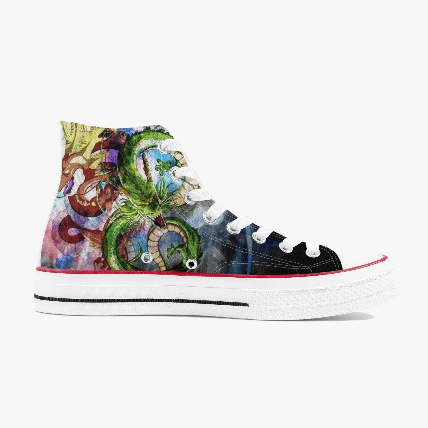 Dragonball Z Shenron A-Star High White Anime Shoes