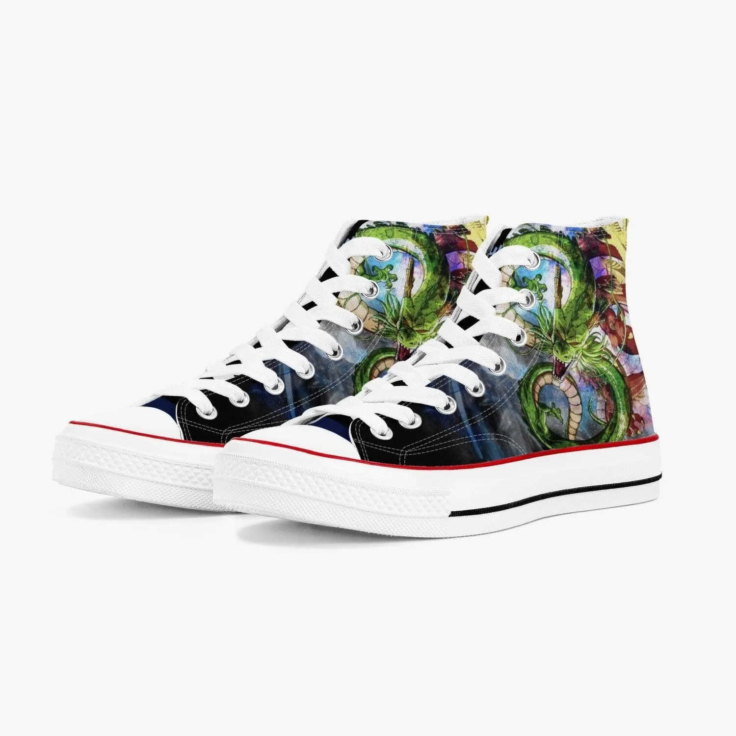Dragonball Z Shenron A-Star High White Anime Shoes