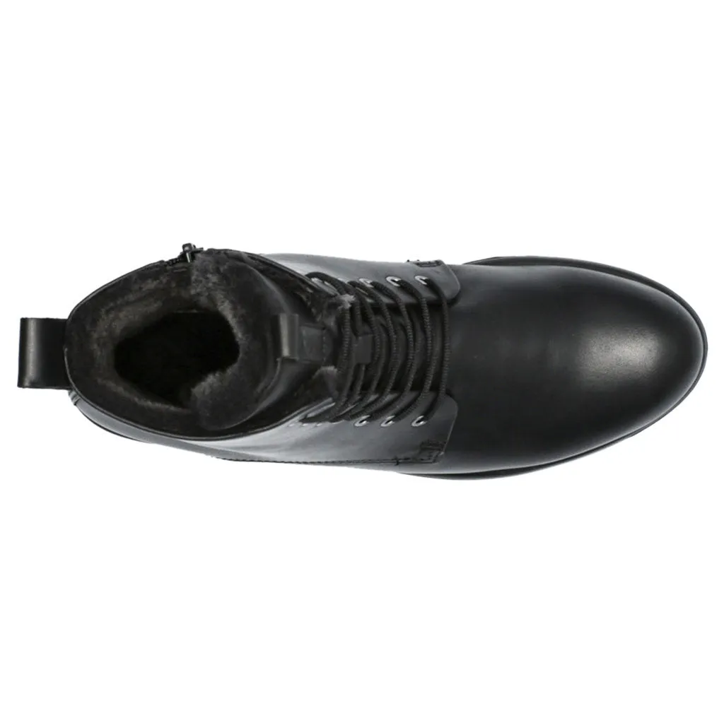 Ecco Modtray Full Grain Leather Insulated Women's Ankle Boots