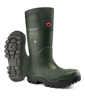 FieldPRO Thermo  Full Safety, Green | 15’’ Insulated PU Work Boots