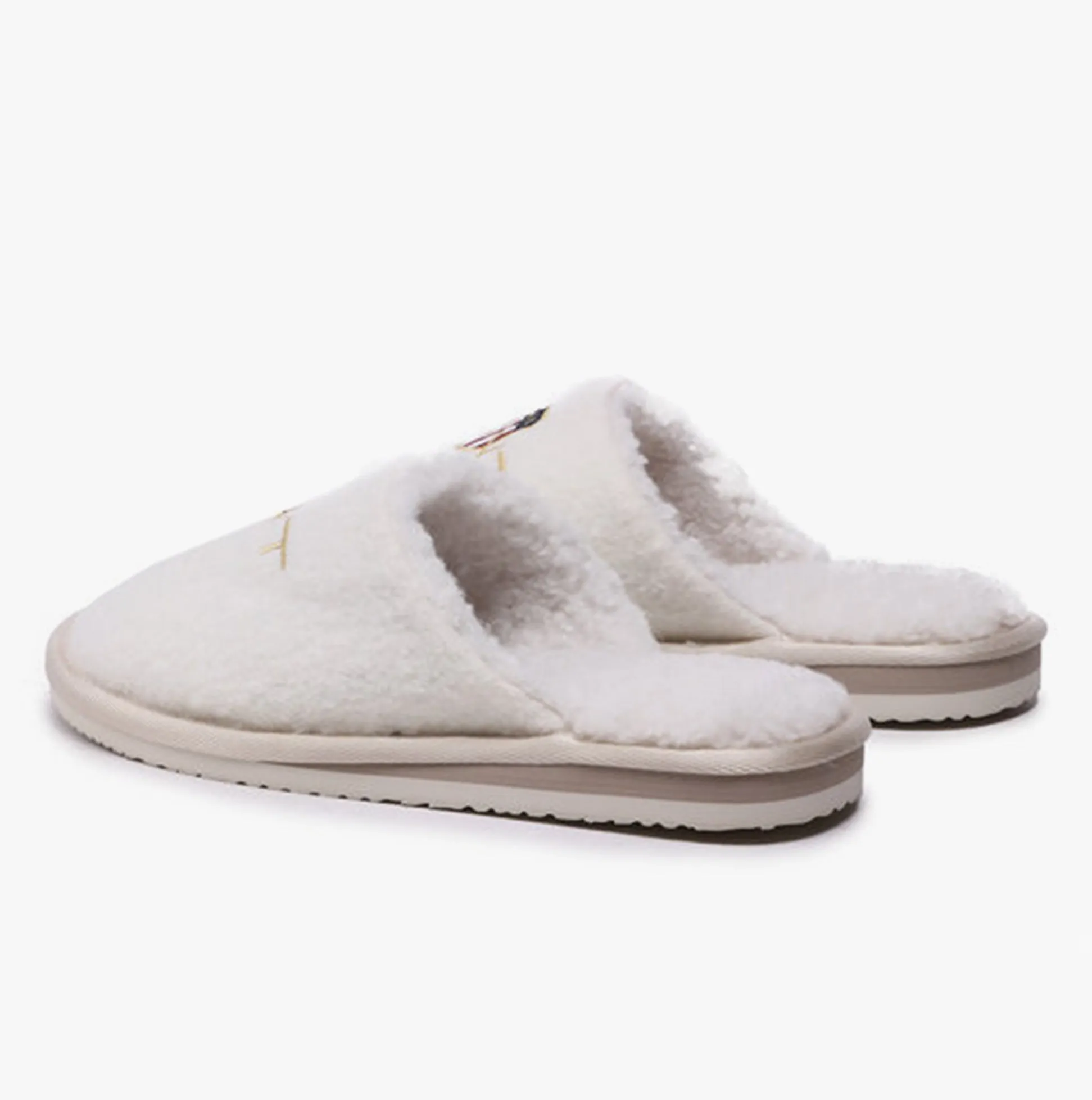 GANT PANTOFLI Womens Mule Slippers Bone Beige