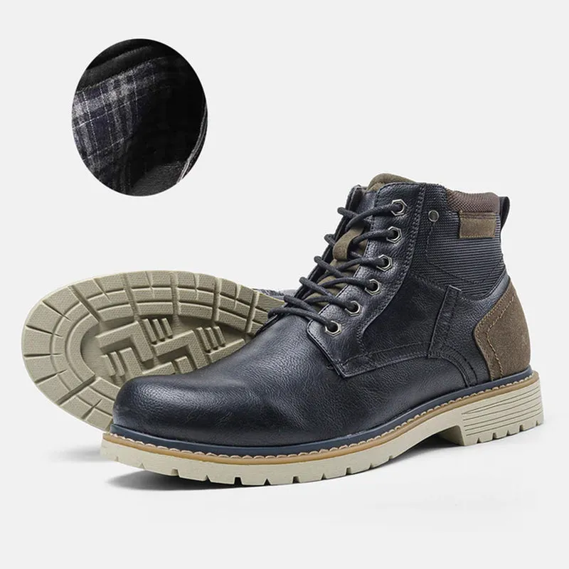 Handmade Retro Winter Boots w/Fur | Popular Male Apparel and Accessories