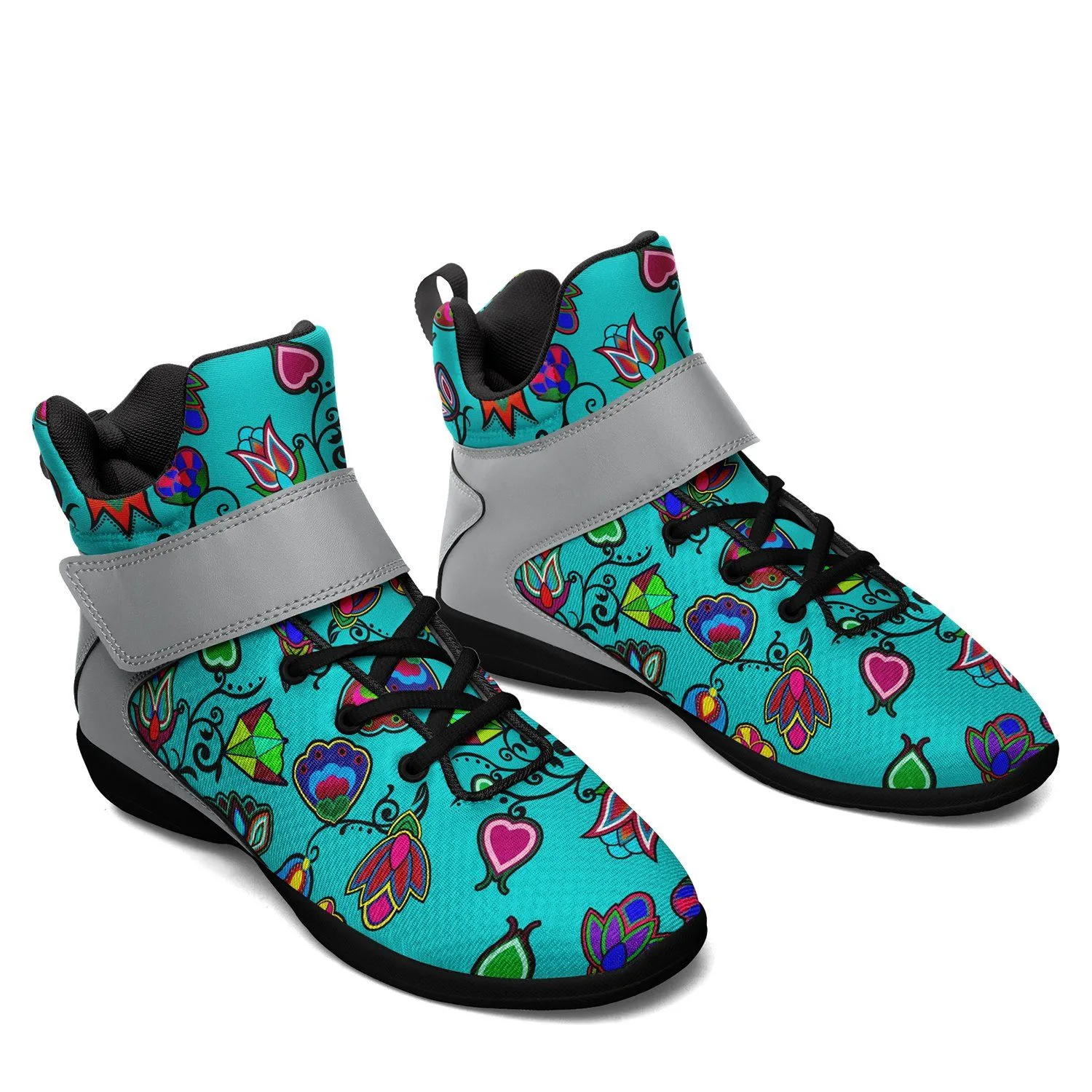 Indigenous Paisley Sky Ipottaa Basketball / Sport High Top Shoes