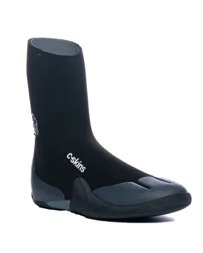 Legend 5mm Round Toe Wetsuit Boots in Black & Charcoal