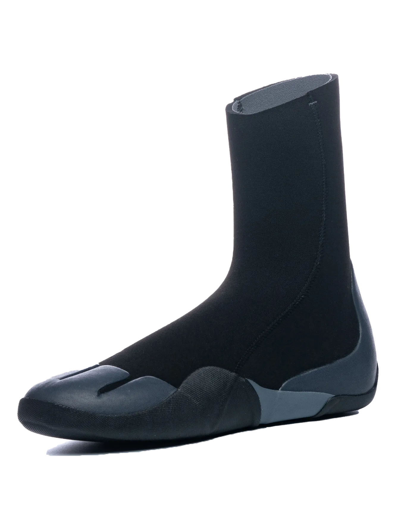 Legend 5mm Round Toe Wetsuit Boots in Black & Charcoal