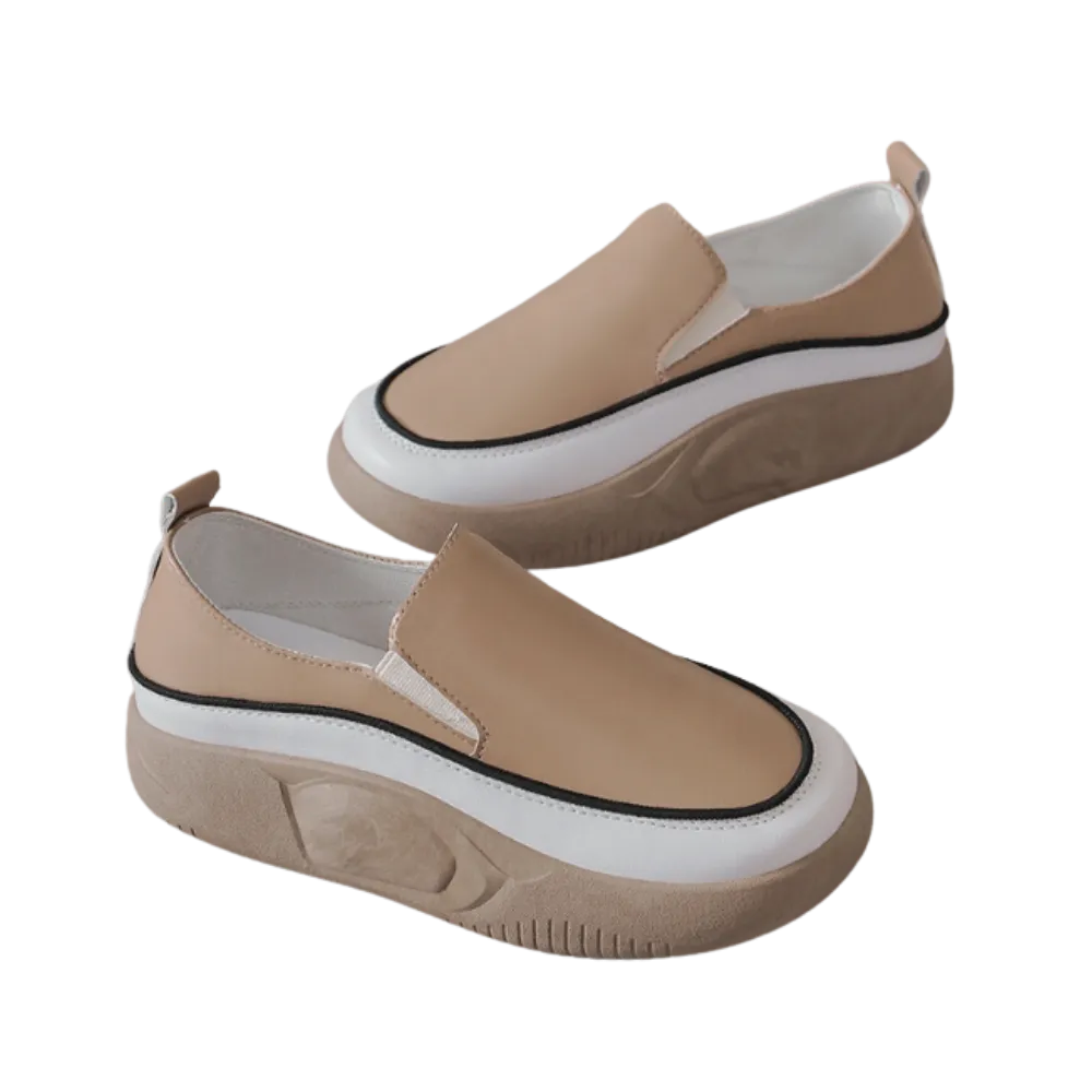 Lightweight Soft Platform Loafers