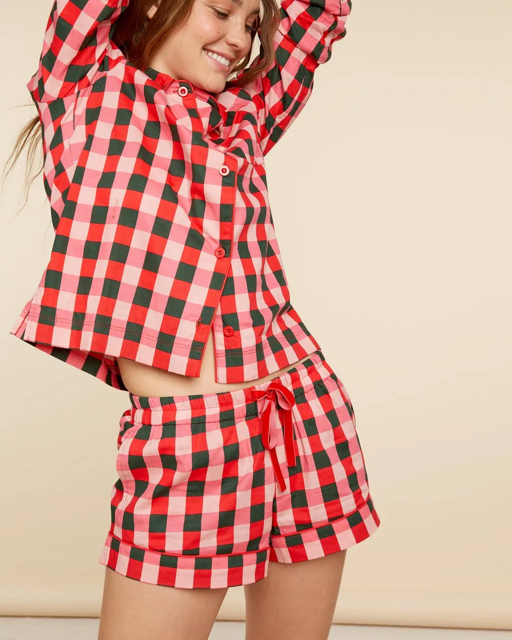 Long Sleeve Leisure Shirt - Buffalo Plaid