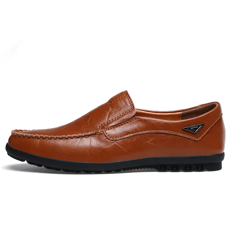 Men Casual Leather Moccasin Loafers Moccasins Shoes