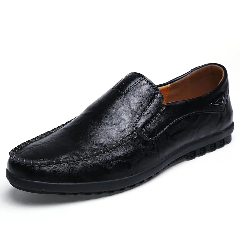Men Casual Leather Moccasin Loafers Moccasins Shoes