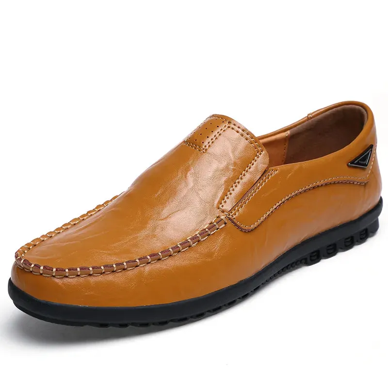 Men Casual Leather Moccasin Loafers Moccasins Shoes