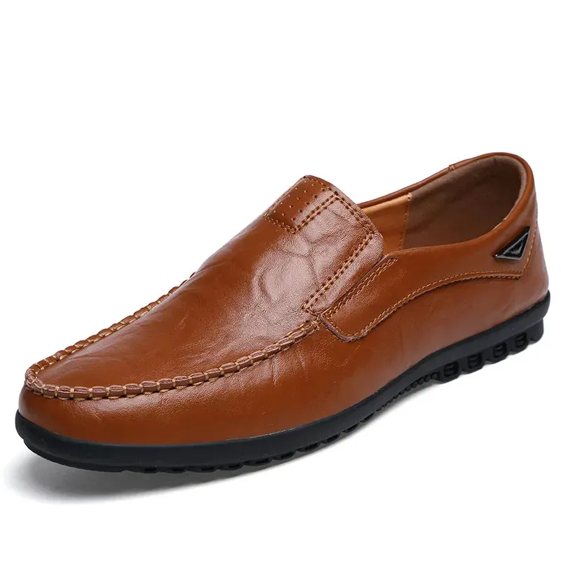 Men Casual Leather Moccasin Loafers Moccasins Shoes