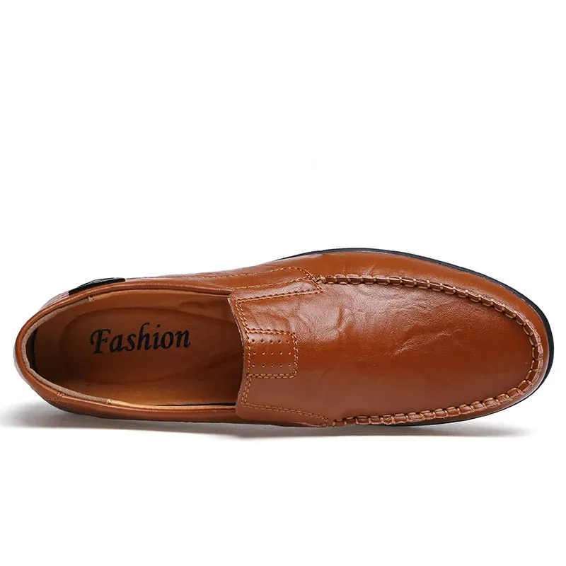 Men Casual Leather Moccasin Loafers Moccasins Shoes