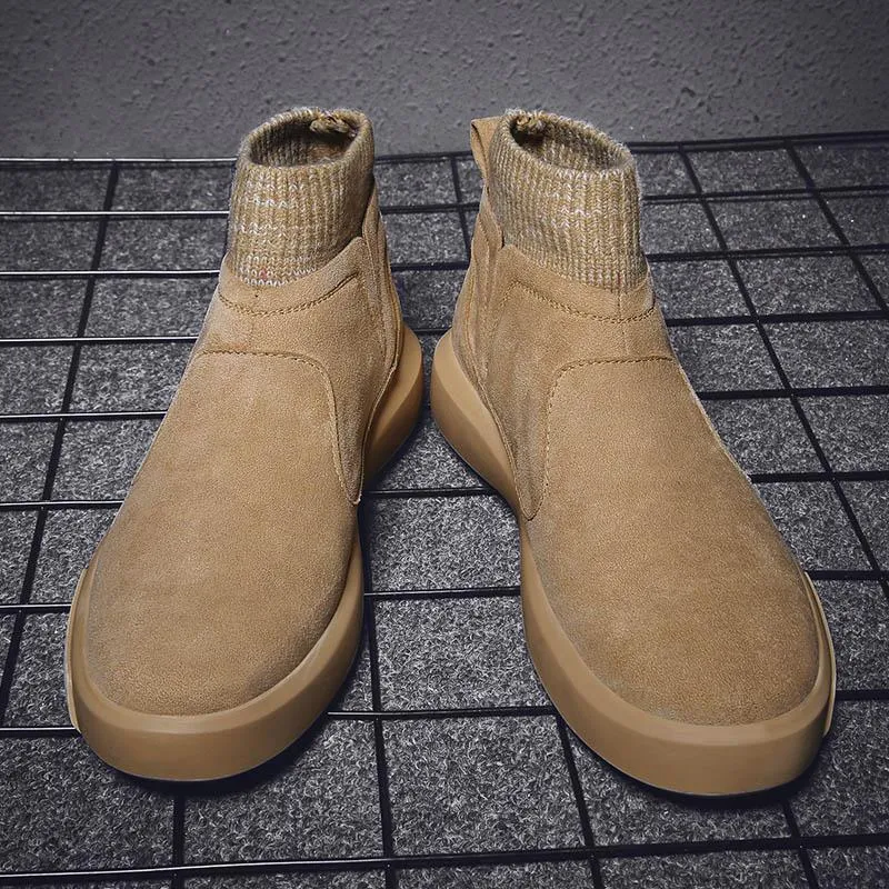 Men's Winter Warm Leather Boots