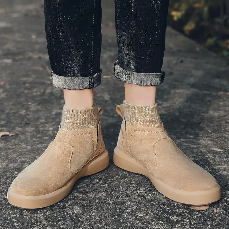 Men's Winter Warm Leather Boots