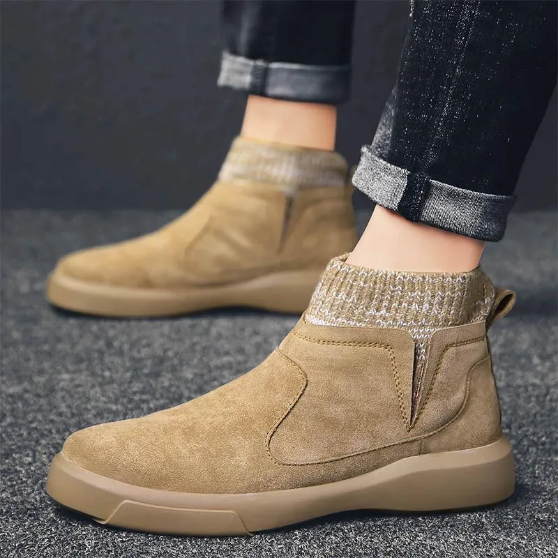 Men's Winter Warm Leather Boots