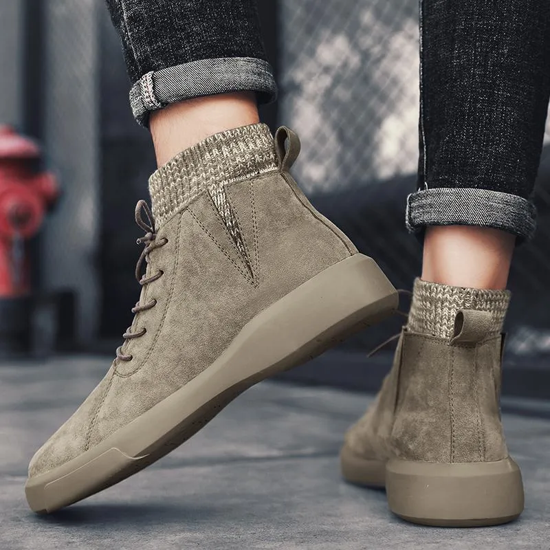 Men's Winter Warm Leather Boots