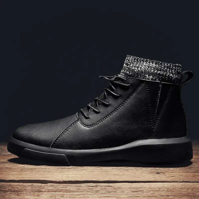 Men's Winter Warm Leather Boots