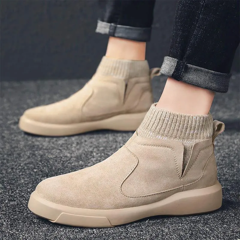 Men's Winter Warm Leather Boots