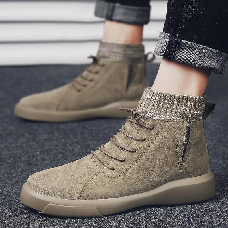 Men's Winter Warm Leather Boots