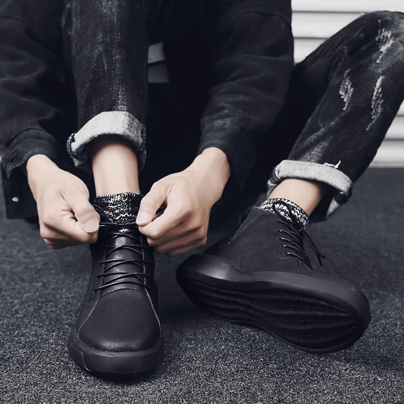 Men's Winter Warm Leather Boots