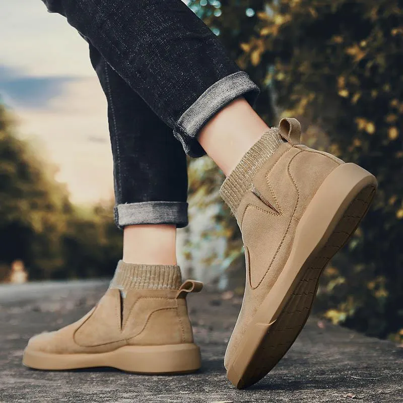 Men's Winter Warm Leather Boots