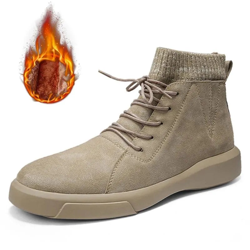 Men's Winter Warm Leather Boots