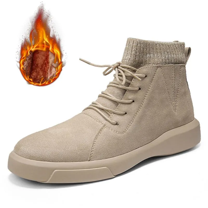 Men's Winter Warm Leather Boots