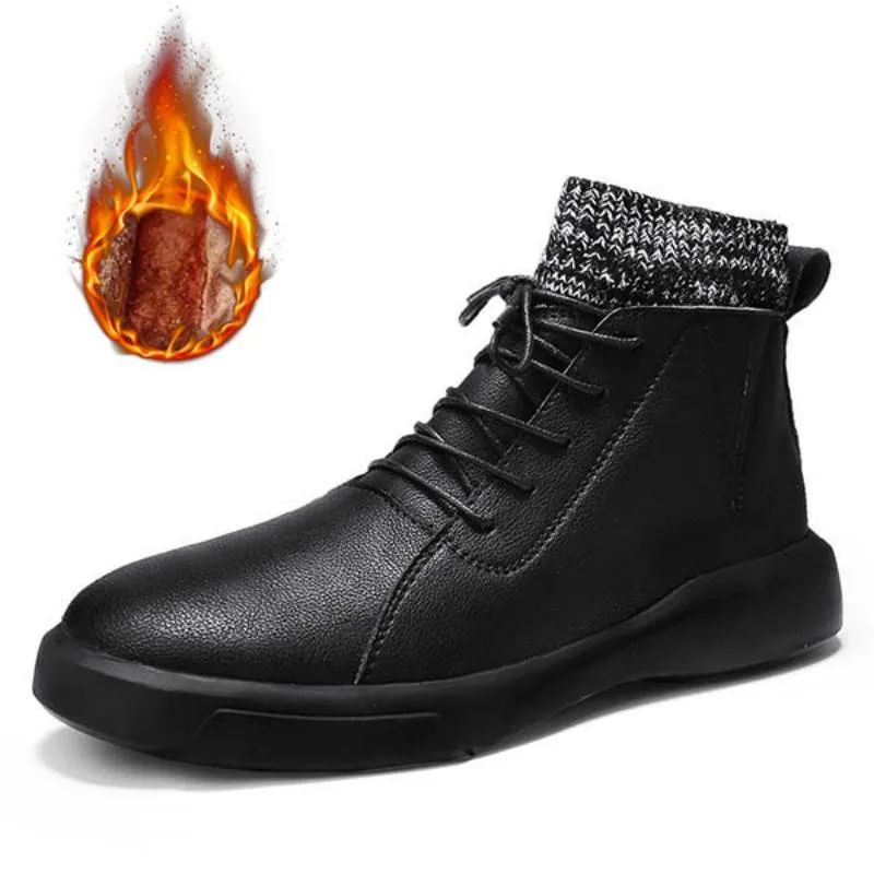 Men's Winter Warm Leather Boots
