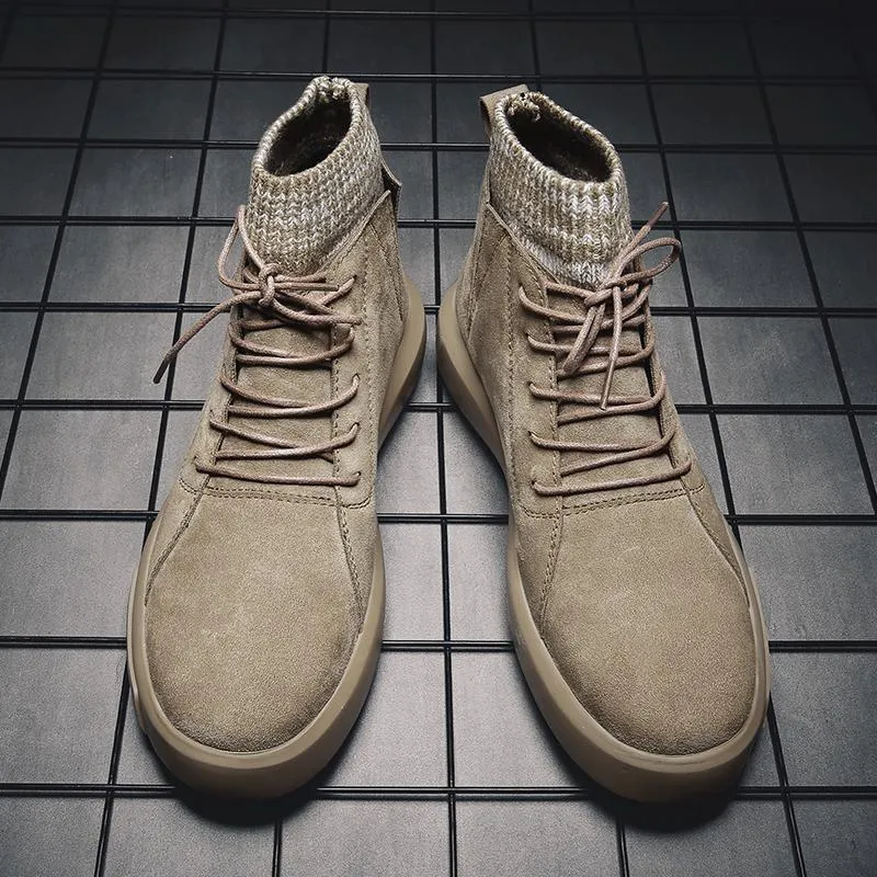Men's Winter Warm Leather Boots