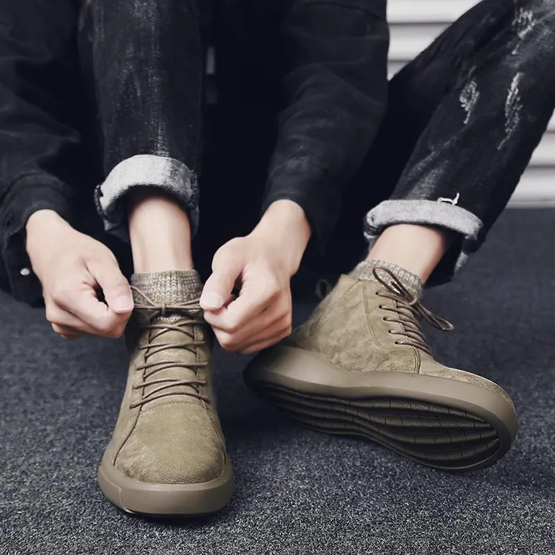 Men's Winter Warm Leather Boots