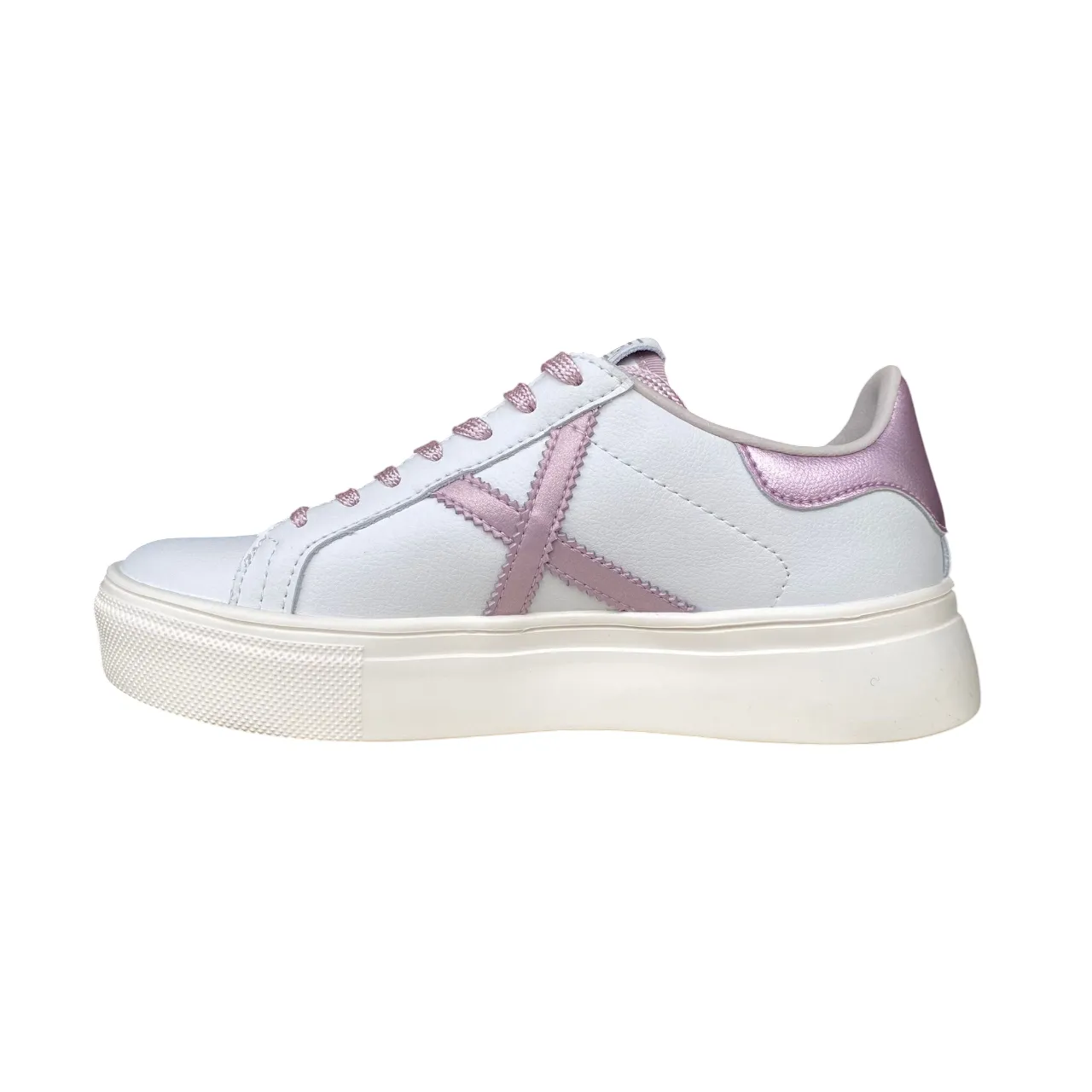 Munich scarpa sneakers da donna Rete Sky 76 8085076 bianco-rosa
