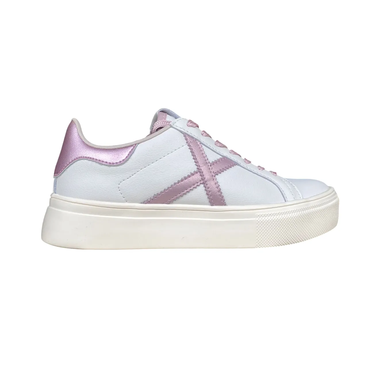 Munich scarpa sneakers da donna Rete Sky 76 8085076 bianco-rosa